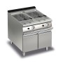 BARON - Friteuse gaz monobloc - 15 + 15 litres - Gamme QUEEN 700