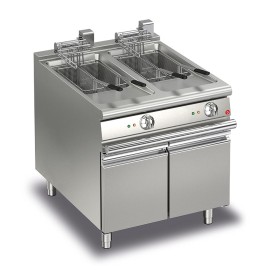 Friteuse électrique monobloc 2 x 15 litres QUEEN 700 - BARON