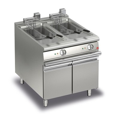 Friteuse électrique monobloc 2 x 15 litres QUEEN 700 - BARON