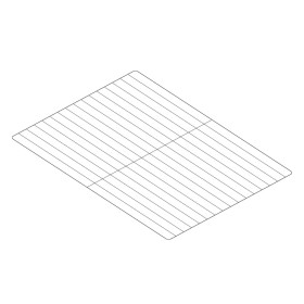 DALMEC - Grille inox 600 x 400 mm