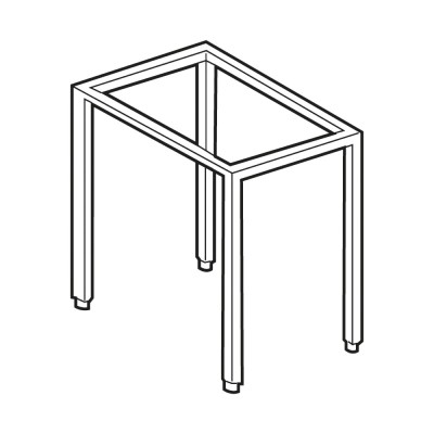 BARON - Piètement 400x535x580 mm