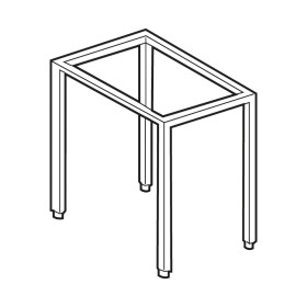 BARON - Piètement 700x535x580 mm