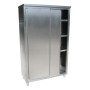 NOSEM - Armoire haute en inox - Hauteur 2000 mm - Profondeur 500 mm - Longueur 1600 mm