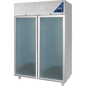DALMEC - Armoire à poissons -2/+10°C - GN 1/1 - 2 portes vitrées - 1400 L