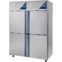 DALMEC - Armoire réfrigérée -18/-22 / -18/-22 - 4 portillons - 1400 L - Avec groupe logé