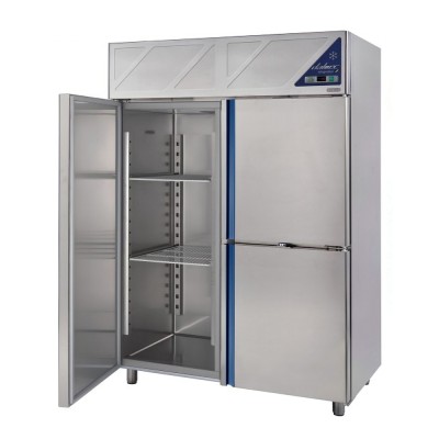 DALMEC - Armoire réfrigérée positive -2/+10°C - 1 porte pleine + 2 portillons - 1200 L - Avec groupe logé