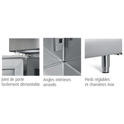 DALMEC - Armoire réfrigérée positive -2/+10°C - 4 portillons - 1400 L - Groupe logé