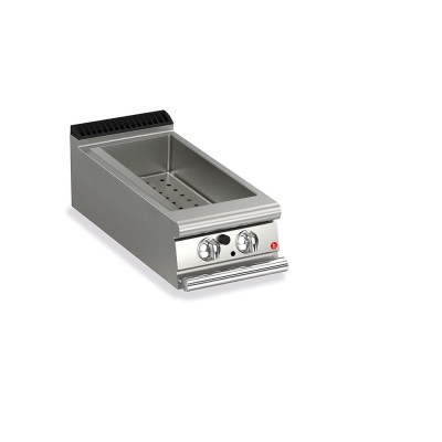 BARON - Top bain-marie gaz - Gamme QUEEN 900 - 1 GN 1/3 + 1 GN 1/1