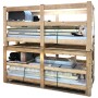 DALMEC - Armoire démontable positive 0/+10°C - 1400 L - 1 porte pleine - 1000 x 1000 - Inox AISI 304
