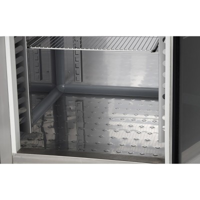 DALMEC - Armoire démontable positive 0/+10°C - 1400 L - 1 porte pleine - 1000 x 1000 - Tôle peinte en blanc