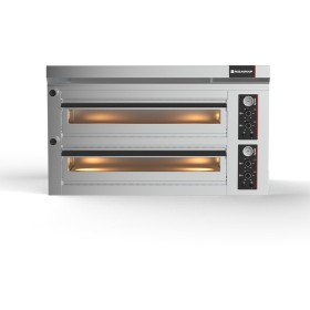 PIZZA GROUP - Four à pizza électrique 2 chambres 8 pizzas - Gamme Pyralis