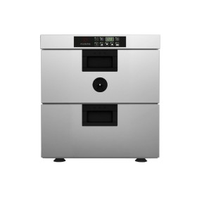 MODULINE - Four statique cuisson lente sonde à coeur - introduction côté étroit - Série CSD - 2 tiroirs GN 1/1