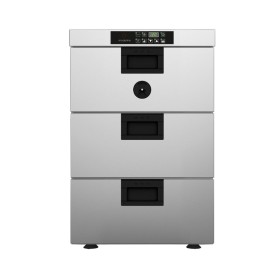 MODULINE - Four statique cuisson lente sonde à coeur - introduction côté étroit - Série CSD - 3 tiroirs GN 1/1