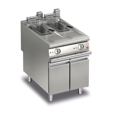 BARON - Friteuse électrique monobloc - 10 + 10 litres - Gamme QUEEN 900