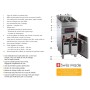 VALENTINE - Friteuse électrique sur coffre - 25 -28 litres