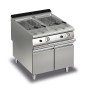 BARON - Friteuse gaz monobloc - 15 + 15 litres - Gamme QUEEN 900