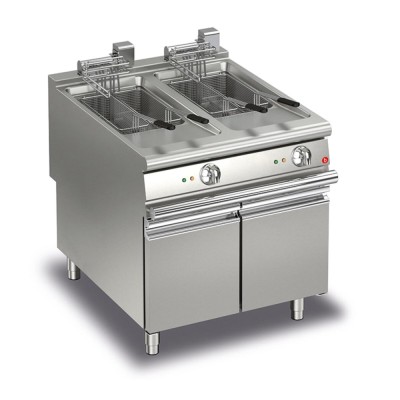 BARON - Monobloc friteuse électrique - 22 x 2 L - Largeur 800 mm - Gamme QUEEN 900