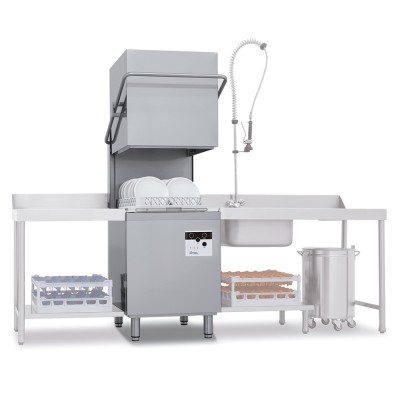 COLGED - Lave-vaisselle à capot - 15 litres - STEELTECH V1 - Panier 500 x 500 mm