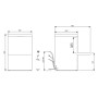 COLGED - Lave-vaisselle - 15 litres - STARTECH DG - Panier 500x500 mm - Avec pompe de vidange - Sans adoucisseur