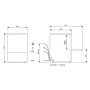 COLGED - Lave-verres - 15 litres - NEOTECH V1 - Panier 500 x 500 mm - Sans adoucisseur