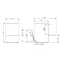 COLGED - Lave-verres - 8 litres - STARTECH DG - Panier 400 x 400 mm - Sans adoucisseur