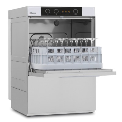 COLGED - Lave-verres - 8 litres - STEELTECH DG - Panier 390 x 390 mm - Sans adoucisseur