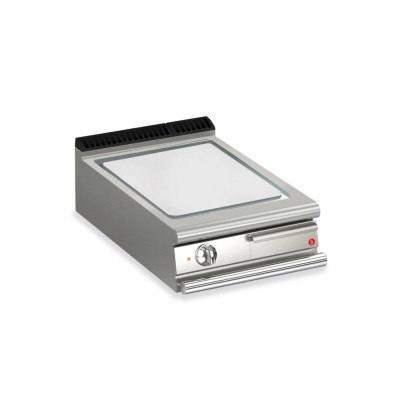 BARON - Plancha électrique - Plaque chrome dur lisse - Largeur 600 mm - Gamme QUEEN 900