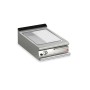 BARON - Plancha gaz - Plaque chrome dur 1/3 rainurée - Largeur 600 mm - Gamme QUEEN 900