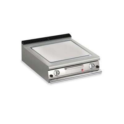 BARON - Plancha gaz - Plaque chrome dur lisse - Largeur 800 mm - Gamme QUEEN 900