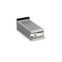 BARON - Plancha gaz - Plaque chrome dur rainurée - Largeur 400 mm - Gamme QUEEN 900