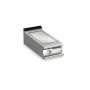 BARON - Top plancha électrique - Plaque lisse 17,3 dm² - AISI 430 - L. 400 mm - 305x490 - Gamme QUEEN 700