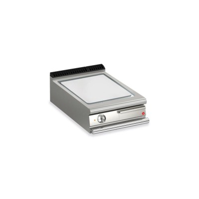 BARON - Top plancha électrique - Plaque lisse 27,5 dm² - AISI 430 - L. 600 mm - 505x490 - Gamme QUEEN 700