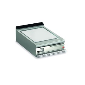 BARON - Top plancha gaz - Plaque lisse 37,3 dm² - AISI 430 - Larg. 600 mm - 505 x 490 - Gamme QUEEN 700