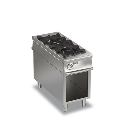 BARON - Plaque de cuisson - 2 feux vifs sur baie libre - Gamme 1100 - 14 kW
