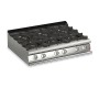 BARON - Plaque de cuisson - Top 6 feux vifs + 1/2 plaque coup de feu - Gamme QUEEN 900 - 32,4 kW