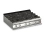 BARON - Plaque de cuisson - Top 6 feux vifs + 1/2 plaque coup de feu - Gamme QUEEN 900 - 38,4 kW