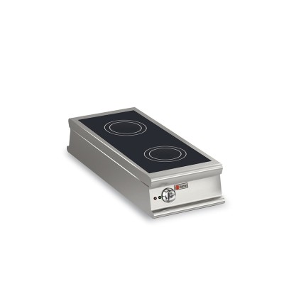 BARON - Plaque de cuisson à induction - 2 zones - Gamme 1100 - L. 450 mm