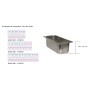 DALMEC - Table snack positive +4/+10°C - Couvercle acier - 3 portes pleines - Prof. 800 - 600 x 400