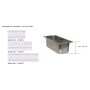 DALMEC - Table snack positive +4/+10°C - Couvercle acier - 2 portes pleines - Prof. 800 - 600 x 400