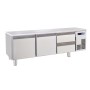BARON - Soubassement réfrigéré sans dessus - 2 tiroirs + 2 portes - 220 L - Gamme 650