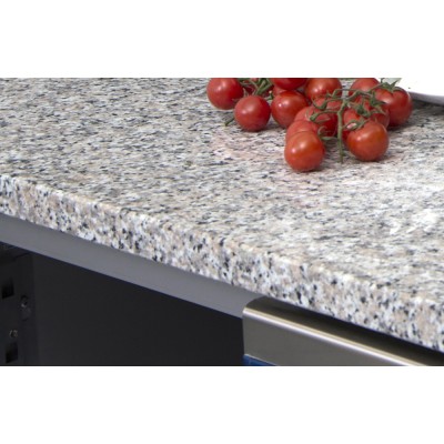 DALMEC - Table à pizza positive 0/+10°C - 396 L - 2 portes pleines - P. 800 - 600x400 - 7 tiroirs - 9 GN 1/4