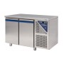 DALMEC - Table réfrigérée négative sans dosseret -18/-22°C - 230 L - 2 portes pleines - Avec groupe logé