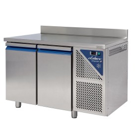 DALMEC - Table réfrigérée négative avec dosseret -18/-22°C - 230 L - 2 portes pleines - Sans groupe logé