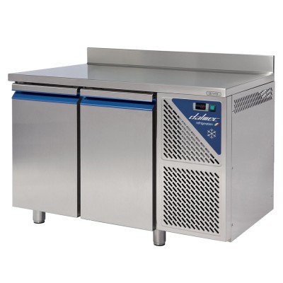 DALMEC - Table réfrigérée négative avec dosseret -18/-22°C - 300 L - 2 portes - Sans groupe logé