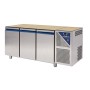 DALMEC - Table réfrigérée négative sans dessus -18/-22°C - 350 L - 3 portes - Avec groupe logé