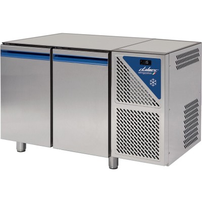 DALMEC - Table réfrigérée négative sans dessus -18/-22°C - 396 L - 2 portes pleines - Sans groupe logé