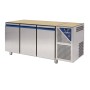 DALMEC - Table réfrigérée positive 0/+10°C - 460 L - 3 portes - Sans dessus - Avec groupe logé