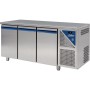 DALMEC - Table réfrigérée positive 0/+10°C - 606 L - 3 portes pleines - P. 800 - 600 x 400 - Sans dosseret