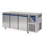 DALMEC - Table réfrigérée négative sans dessus -18/-22°C - 606 L - 3 portes pleines - Avec groupe logé