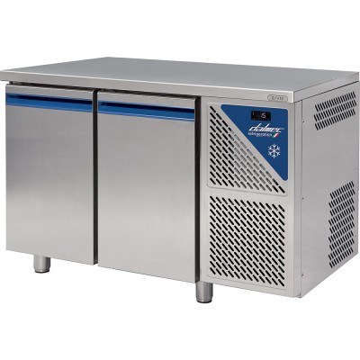 DALMEC - Table réfrigérée positive - Sans groupe - 396 L - 2 portes pleines - P. 800 - 600x400 - Sans dosseret